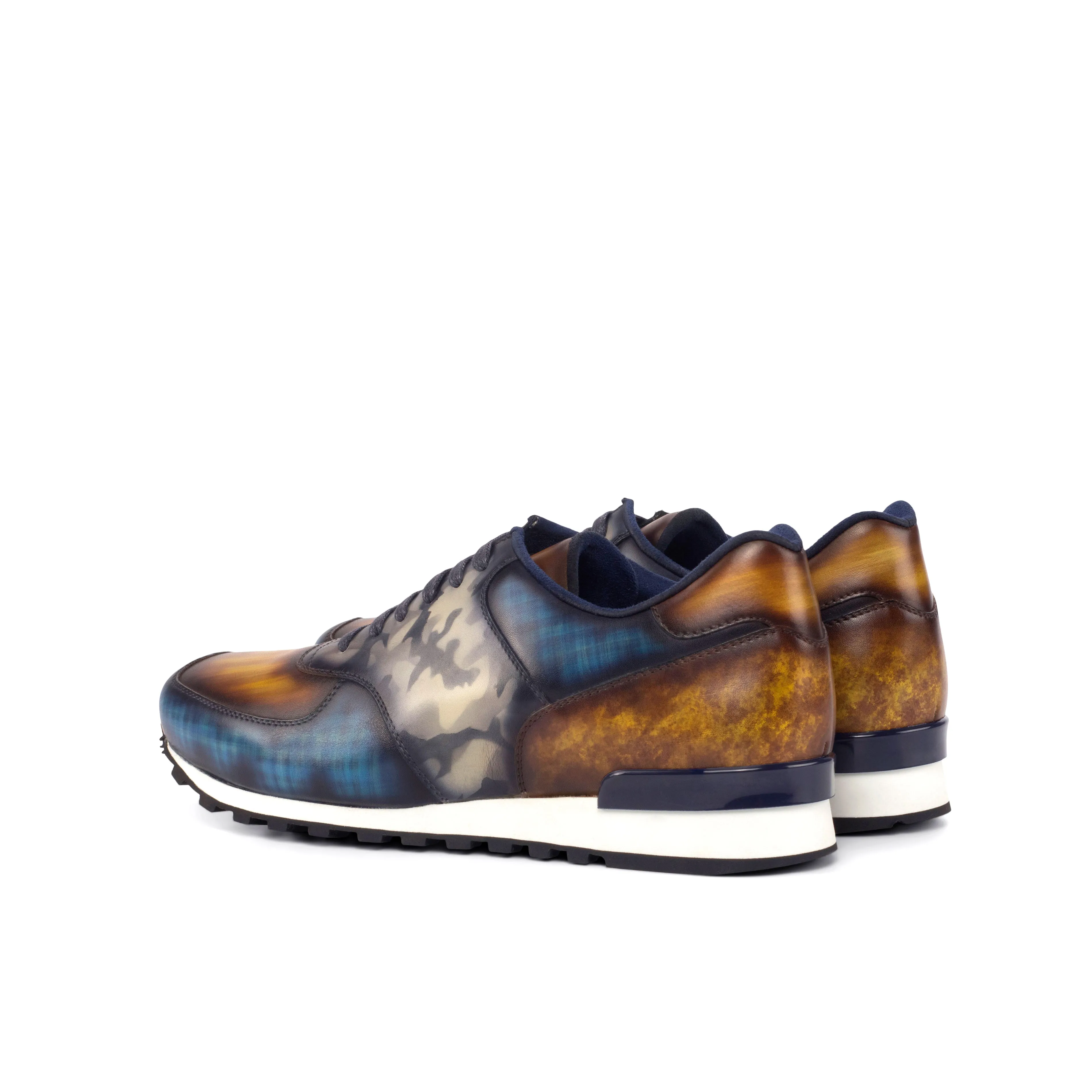 Multi-Colored Patina Jogger Sneakers