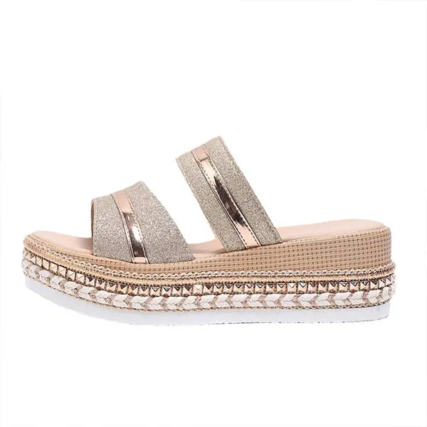 Women's Casual Wedge Roman Sandals 82408421C