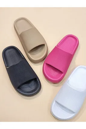 Womens Comfy Cloud Slides